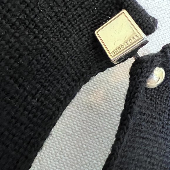Boss - Black Fitted and Flared Sweater - Size Large  - Hugo Boss - Picture 4 of 12